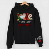 Lofaris Christmas Love Being Called Grandma Custom Hoodie